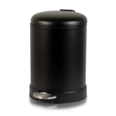 Glad poubelle face avant noire montrant design compact et gain de place