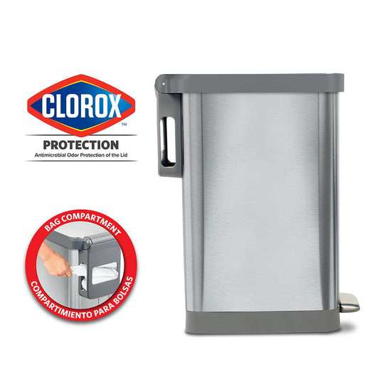 Glad détail du couvercle à fermeture douce montrant fonctionnement silencieux bénéfice confort