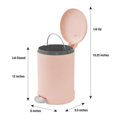 Glad détail finition rust en acier inoxydable, aspect anti‑empreintes