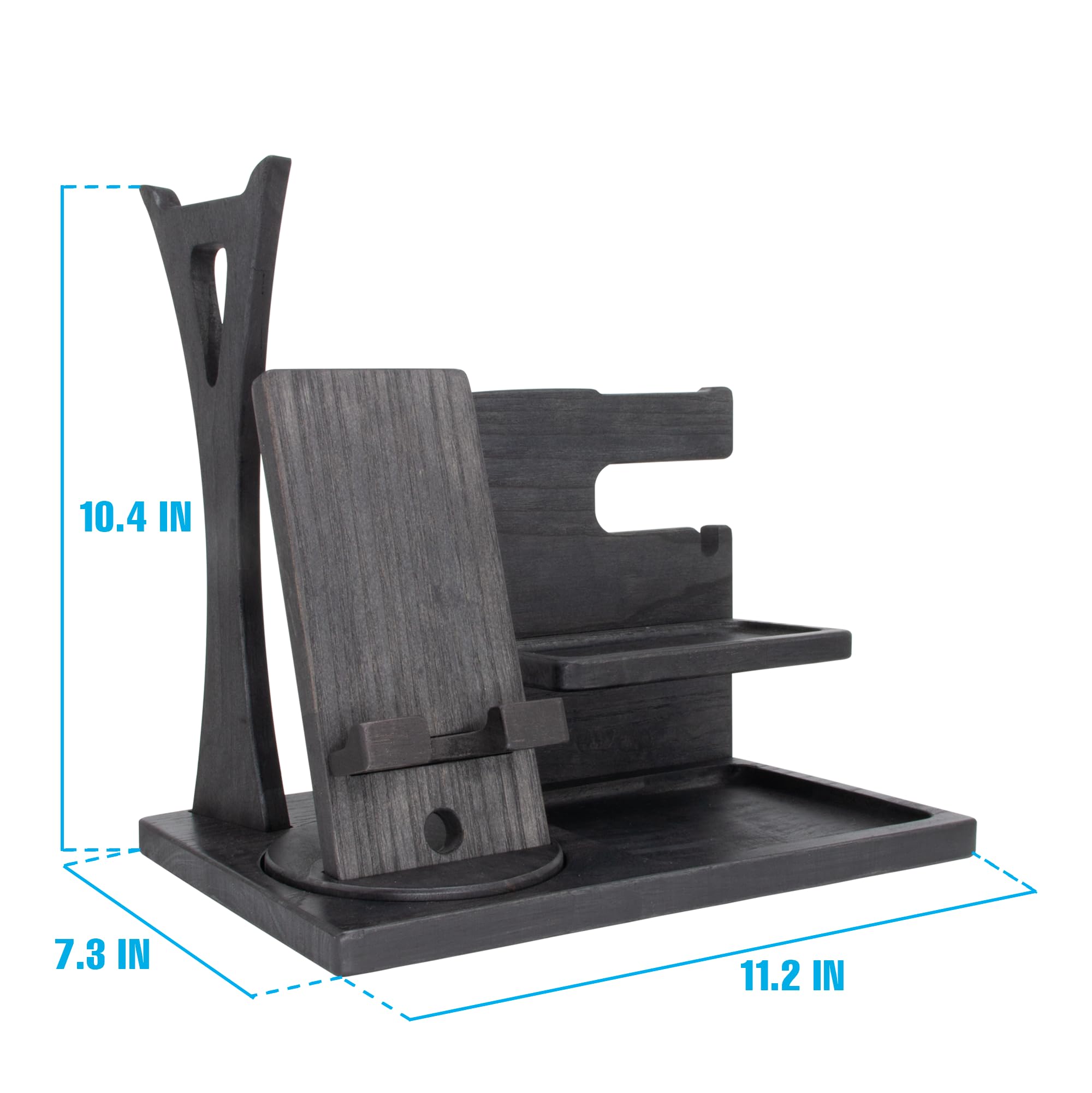 Gladsico organiseur posé sur table de nuit design chaleureux