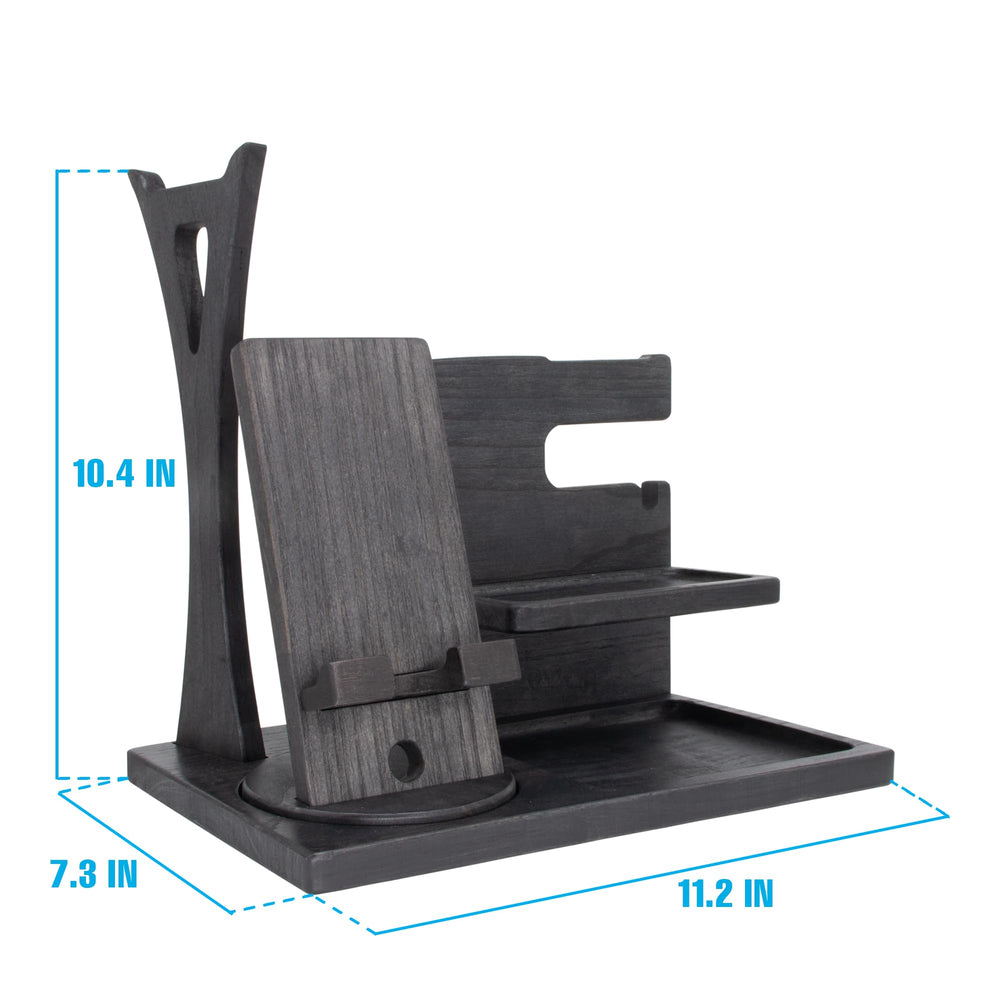 Gladsico organiseur posé sur table de nuit design chaleureux