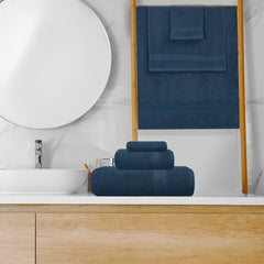 GLAMBURG comparaison tailles serviette et main, dimensions claires