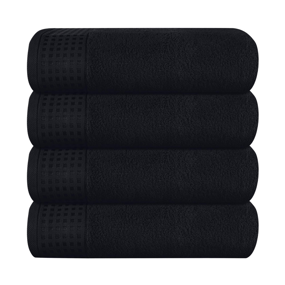 GLAMBURG serviette face avant emballage montrant qualité et couleur noire