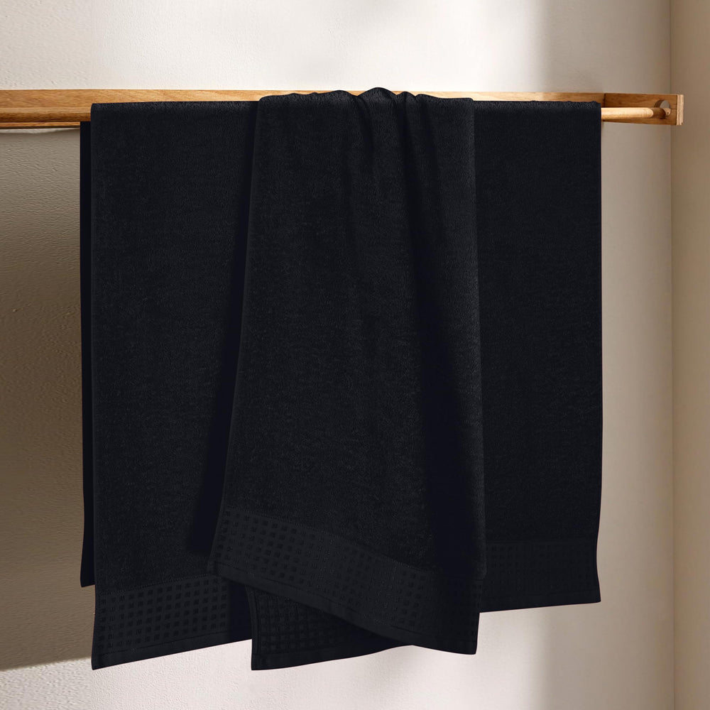 GLAMBURG serviette pliée démontrant compacité et facilité de rangement