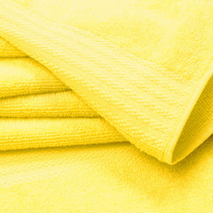 GLAMBURG gros plan sur le tissage ringspun montrant douceur et absorption