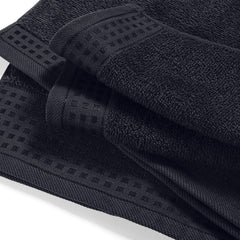 GLAMBURG gros plan du tissu coton montrant texture douce et absorption