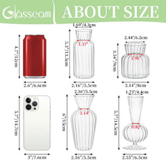 Glasseam gros plan côtelé montrant texture et jeu de lumière