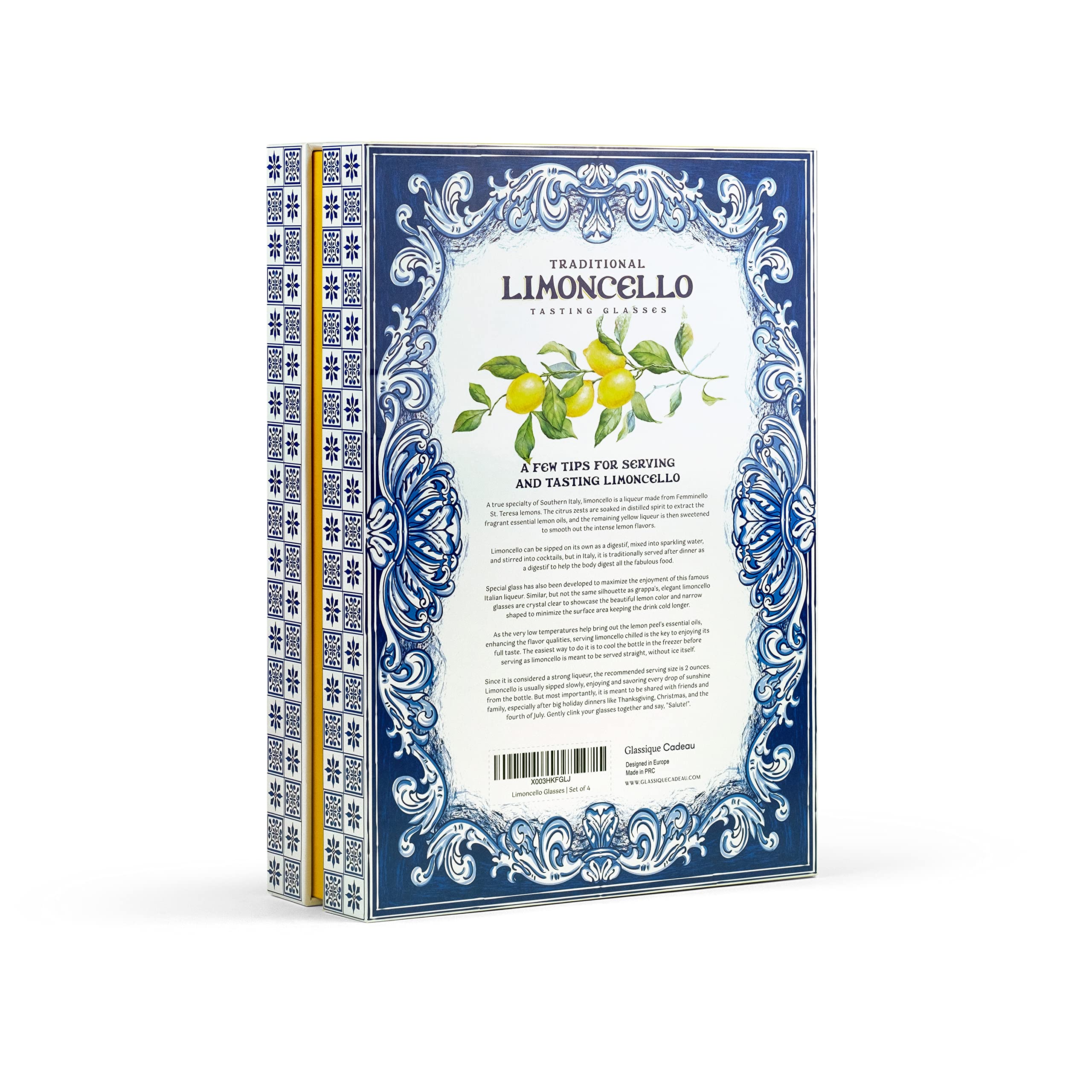GLASSIQUE CADEAU coffret cadeau ouvert prêt à offrir et bien protégé