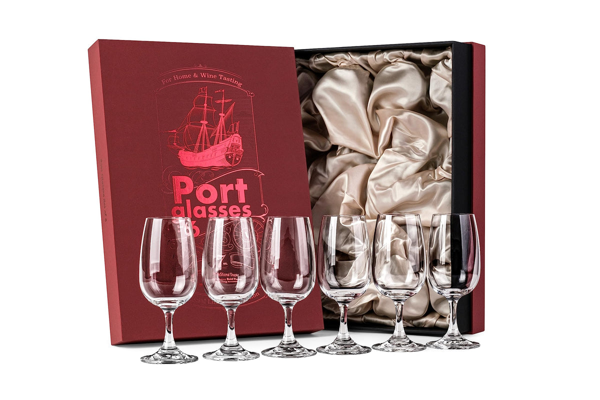 GLASSIQUE CADEAU ensemble de six verres face avant montrant élégance et polyvalence