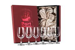 GLASSIQUE CADEAU ensemble de six verres face avant montrant élégance et polyvalence