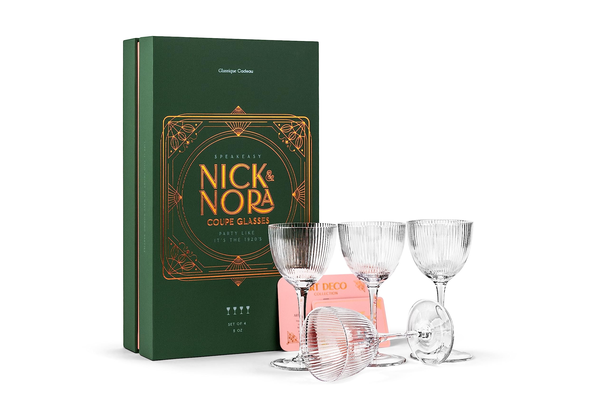 GLASSIQUE CADEAU rangement dans coffret avec tissu protecteur pour sécurité et rangement pratique