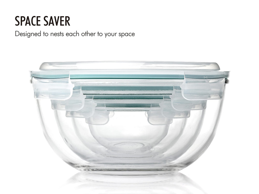 Glasslock couvercle avec clips latéraux et joint silicone garantissant étanchéité fiable