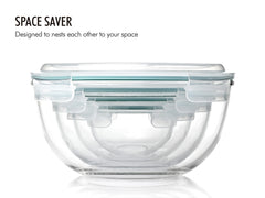 Glasslock couvercle avec clips latéraux et joint silicone garantissant étanchéité fiable