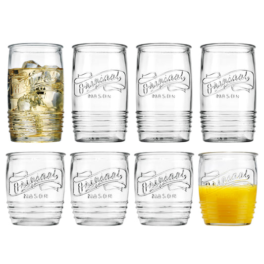 Glaver's verre whisky 13 oz tenu à la main, prise confortable et finition élégante
