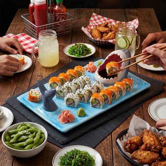 Glazery bol bouche de requin avec sauce illustrant fonction pratique