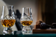 GLENCAIRN verre en cours de dégustation, capture optimisée des arômes