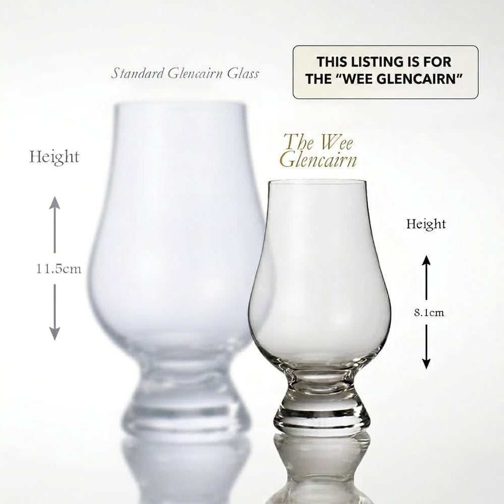 GLENCAIRN gros plan du bol en cristal montrant la couleur et la clarté