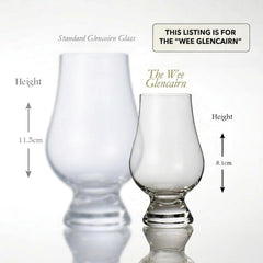 GLENCAIRN gros plan du bol en cristal montrant la couleur et la clarté