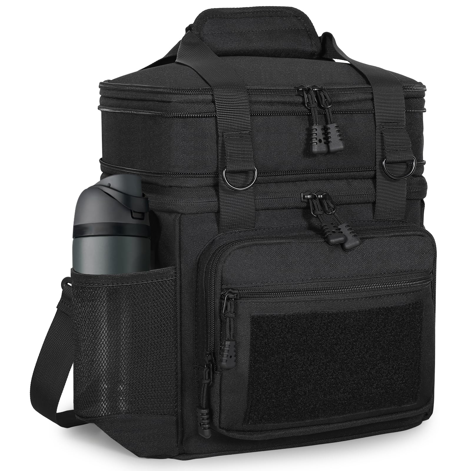 GLENKEY sac devant montrant fermeture et robustesse pour transport sûr