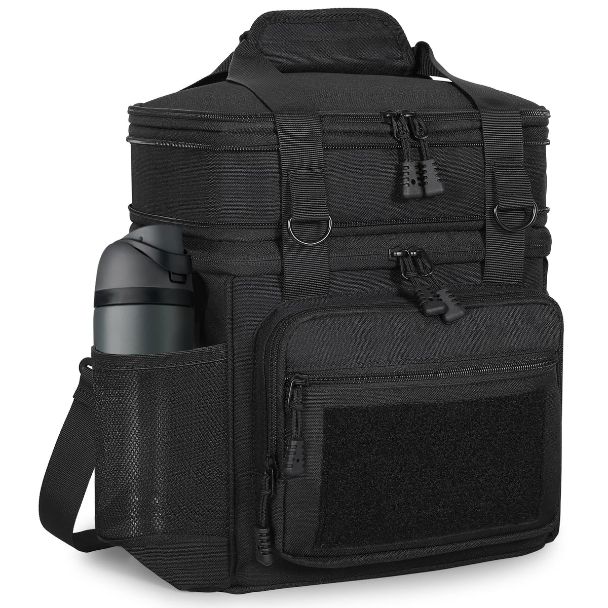 GLENKEY sac devant montrant fermeture et robustesse pour transport sûr