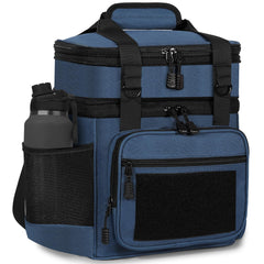 GLENKEY vue de face de la lunch box robuste avec protection et organisation