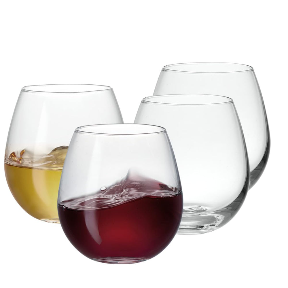 GLING verres face avant montrant la silhouette élégante et la brillance du cristal