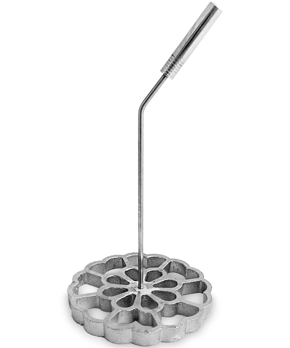 GLOBE ROCKET vue avant du moule montrant la forme fleur et finition durable