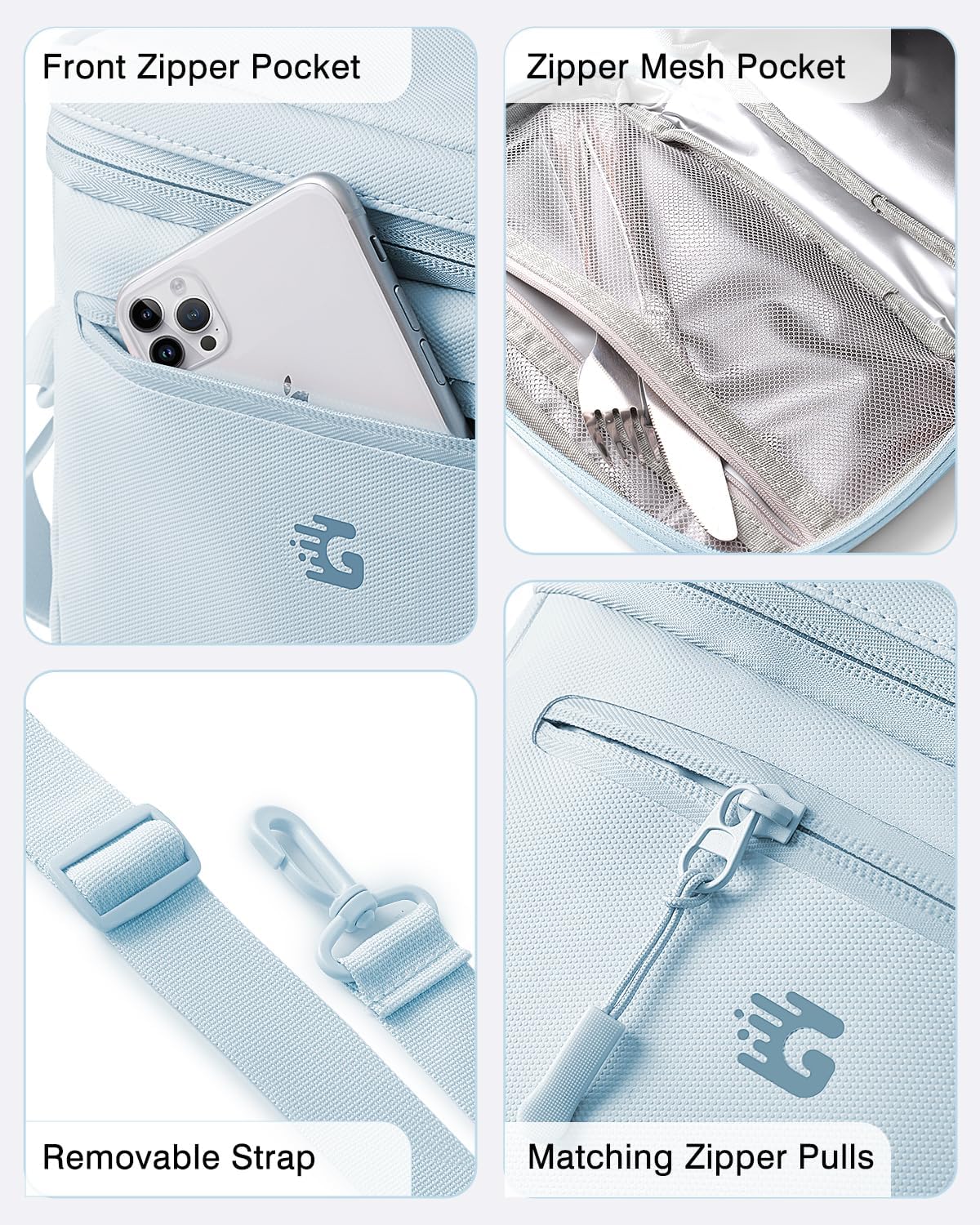 GLORIEROO comparaison taille montre encombrement compact pour sac