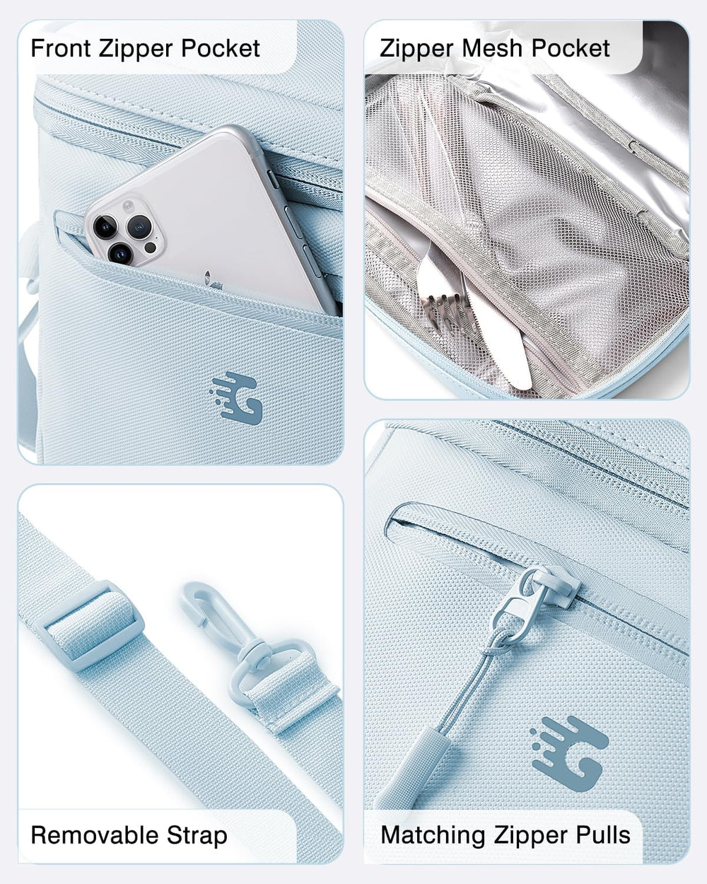 GLORIEROO comparaison taille montre encombrement compact pour sac