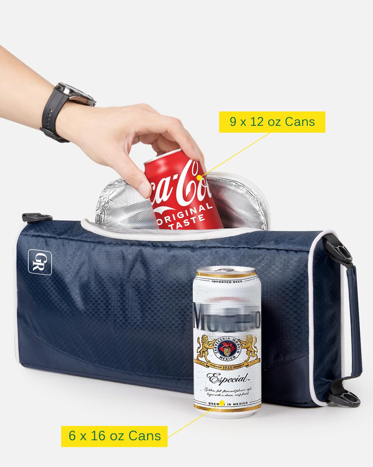 GLORIEROO poche arrière ouverte avec serviette et gants, rangement organisé