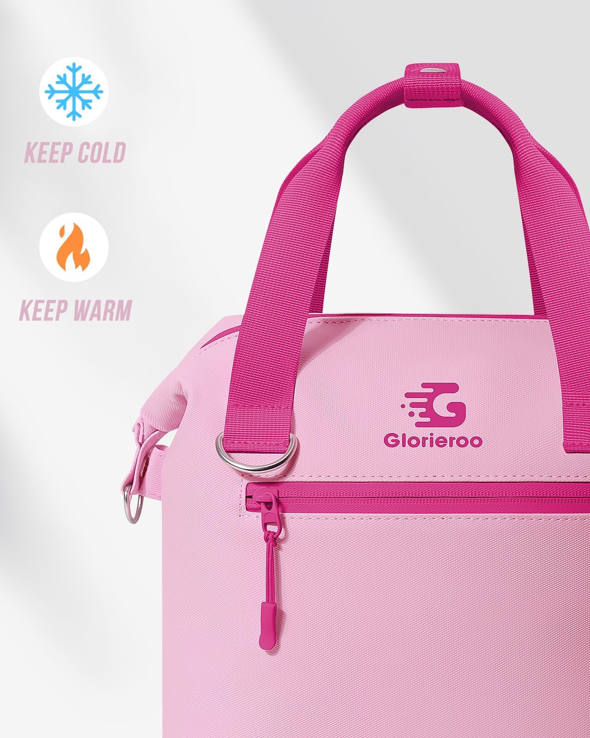 GLORIEROO zoom mousse épaisse et boucles pour une meilleure protection thermique