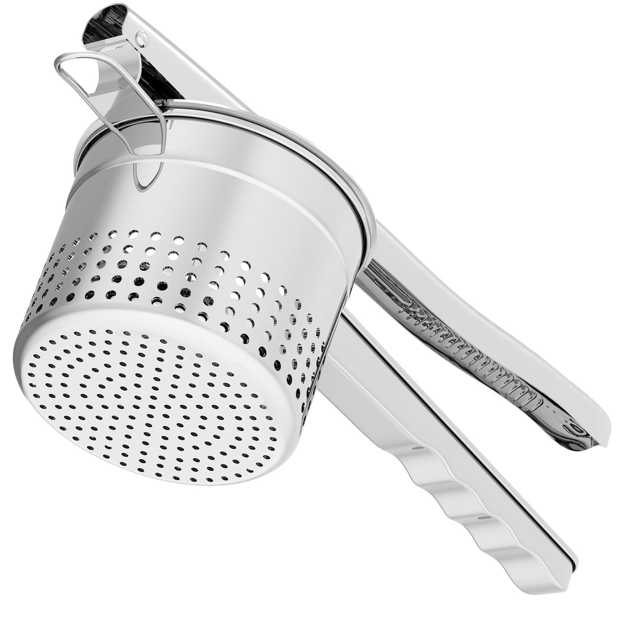 GloTika vue avant du presse-purée montrant design robuste et capacité