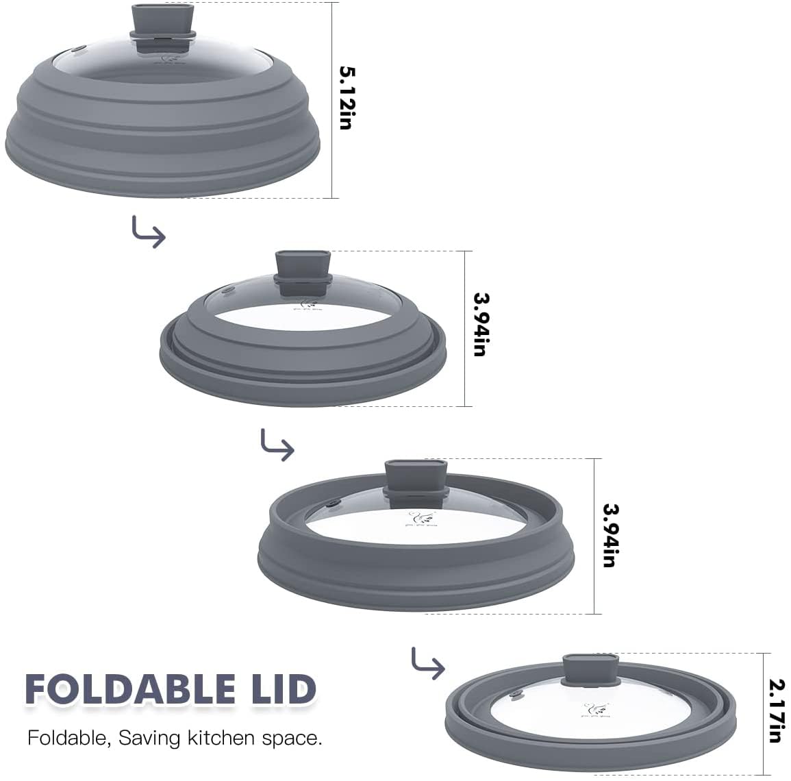GLOU-GLOU GOOSE GGG silicone rétractable gain de place rangement facile