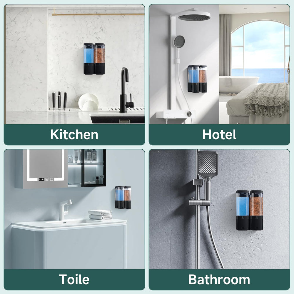 glumzrk comparaison d’échelle montrant la capacité 2×500 ml pratique