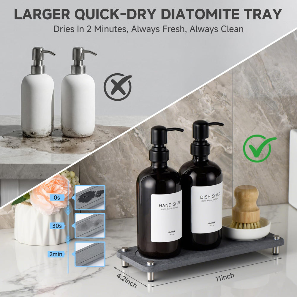 glumzrk plateau diatomite texture absorbante garde plan sec