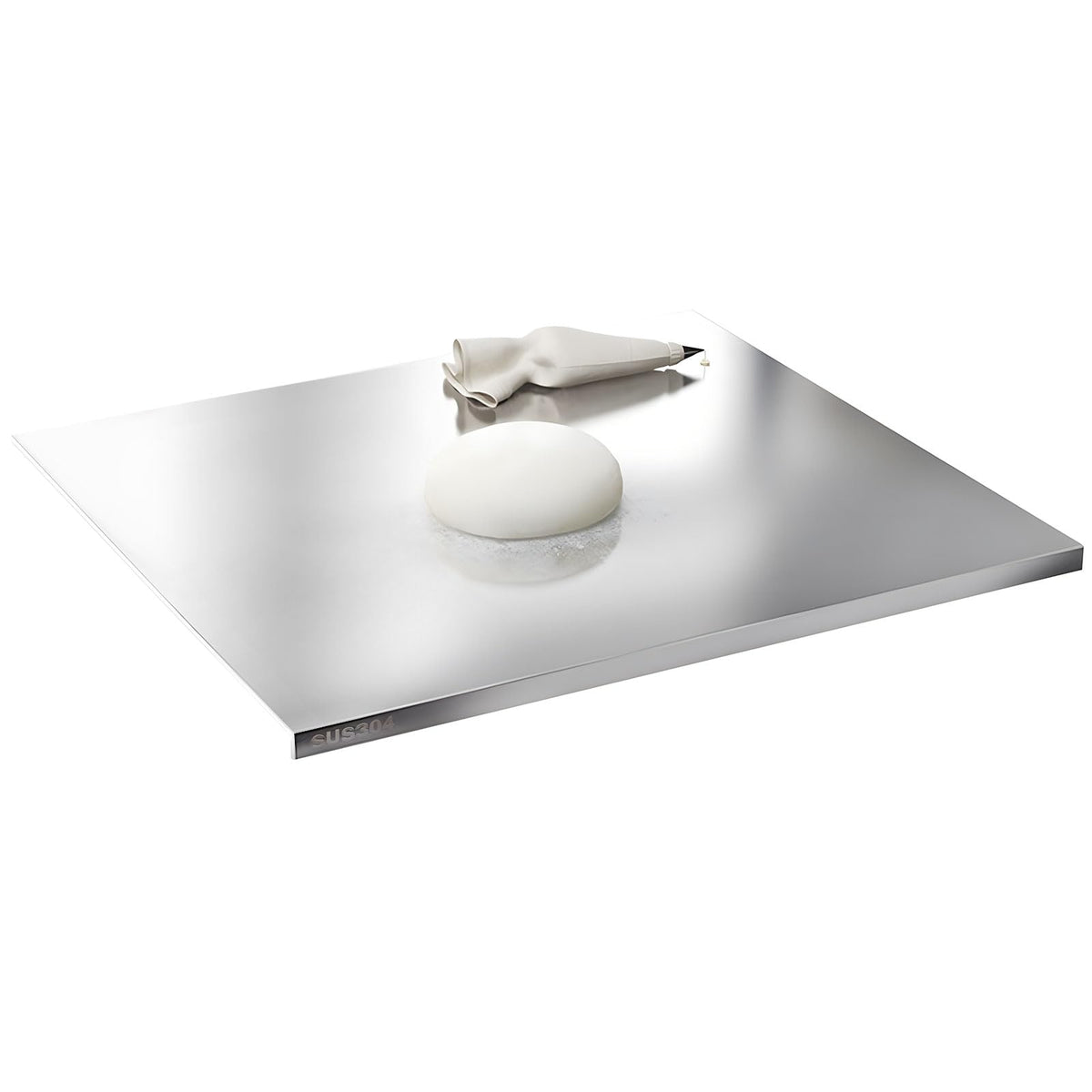 Glyncipher planche inox face avant montrant l emballage et la finition lisse