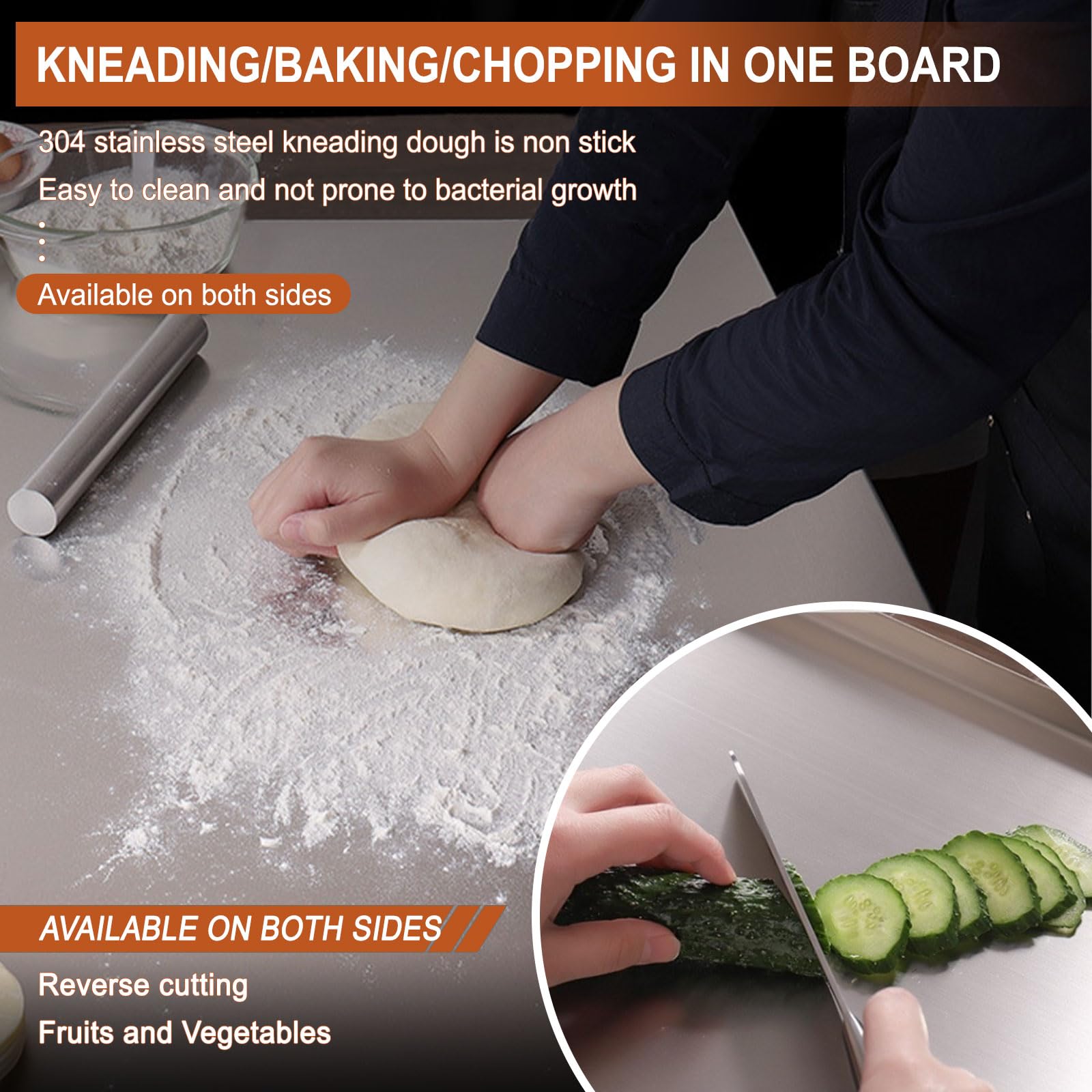 Glyncipher planche avec tapis silicone antidérapant assurant stabilité pendant la découpe