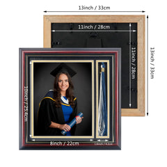 GMFrames double passe-partout noir sur or mettant en valeur l'image