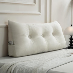 Gnostik coussin face avant blanc montrant la forme et finition confort