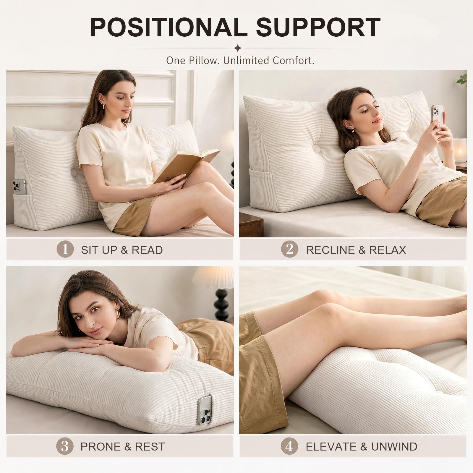 Gnostik poches latérales avec téléphone et lunettes pour rangement pratique