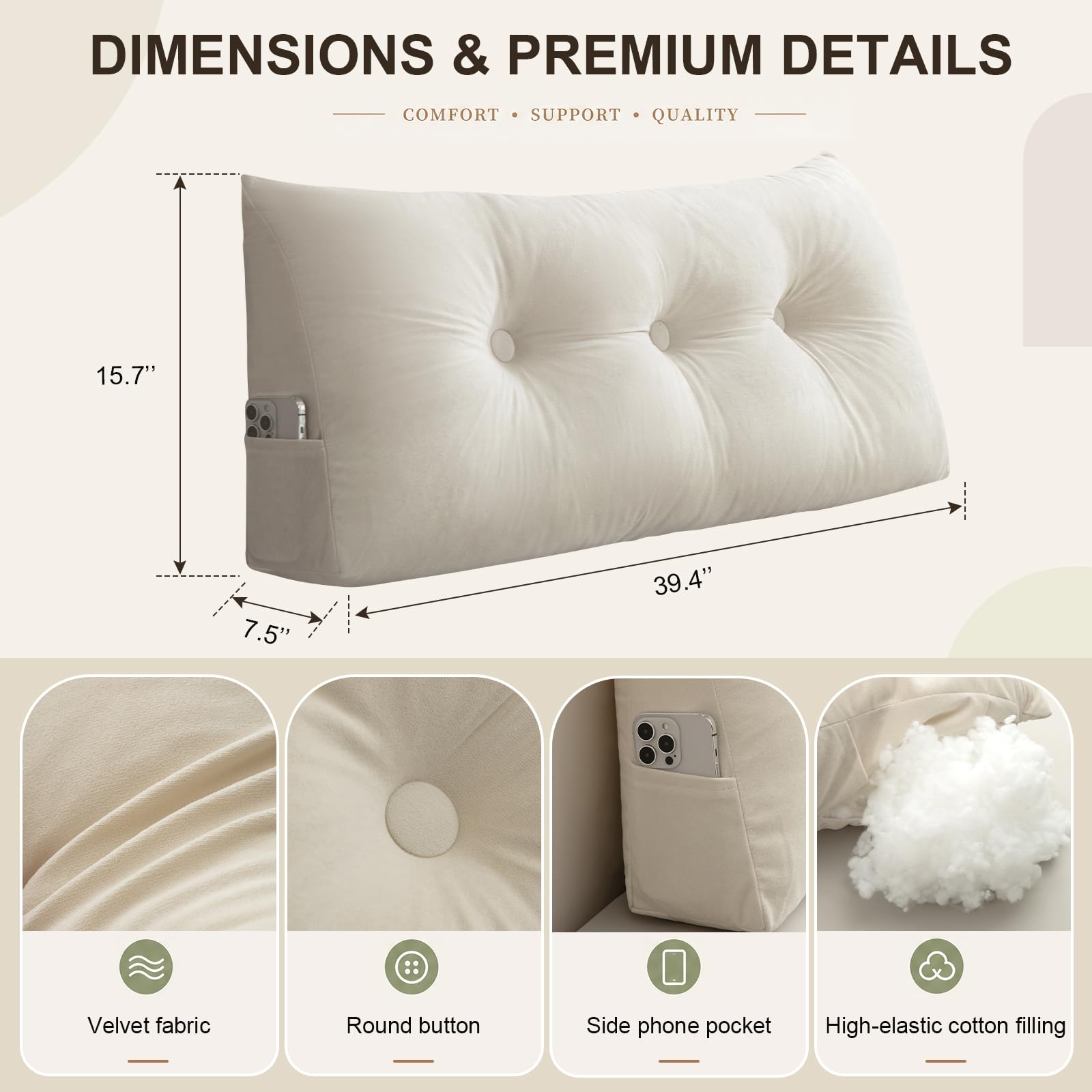 Gnostik coussin utilisé sur canapé pendant la lecture pour maintien confortable