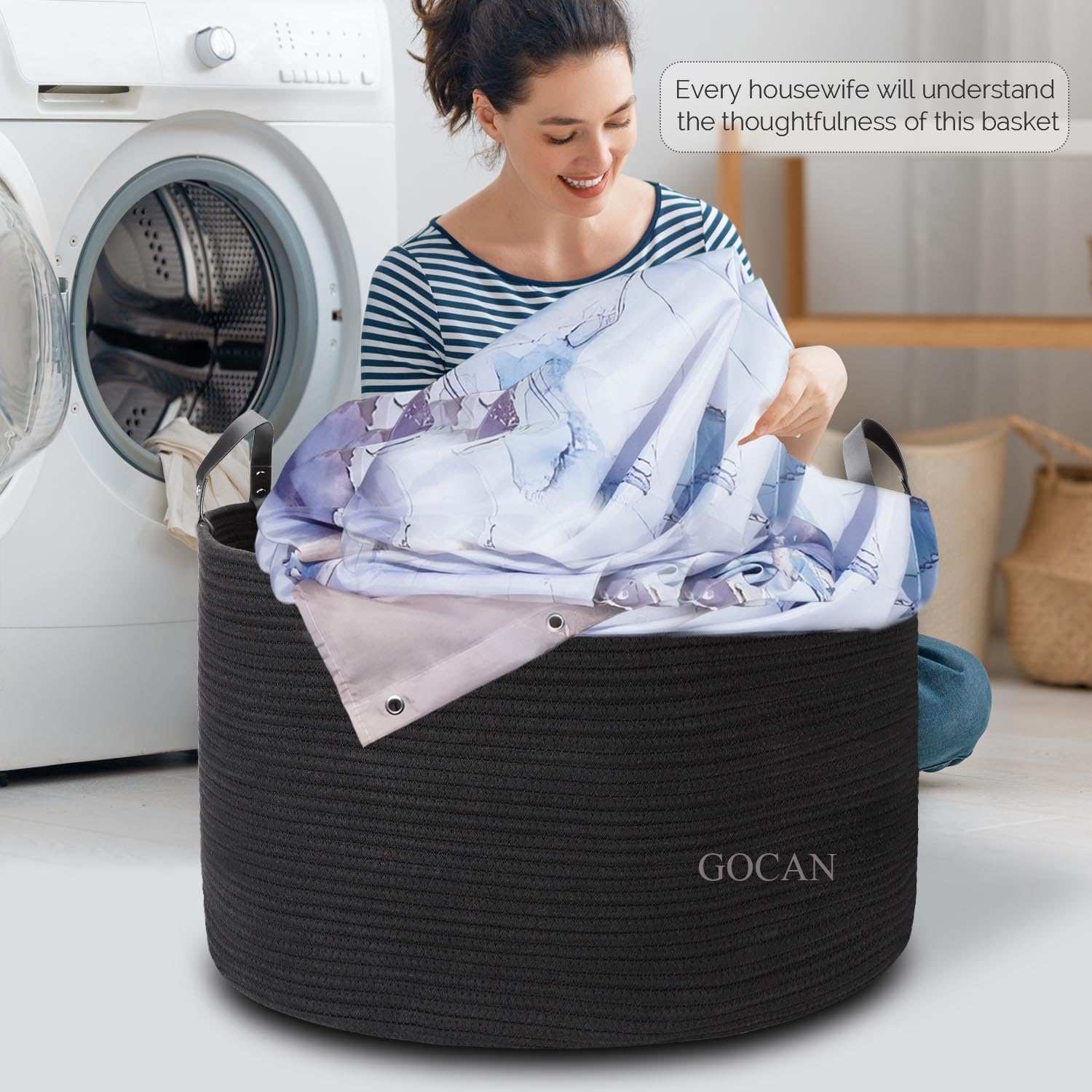 GOCAN panier à côté d'une échelle montrant l'échelle dimensionnelle