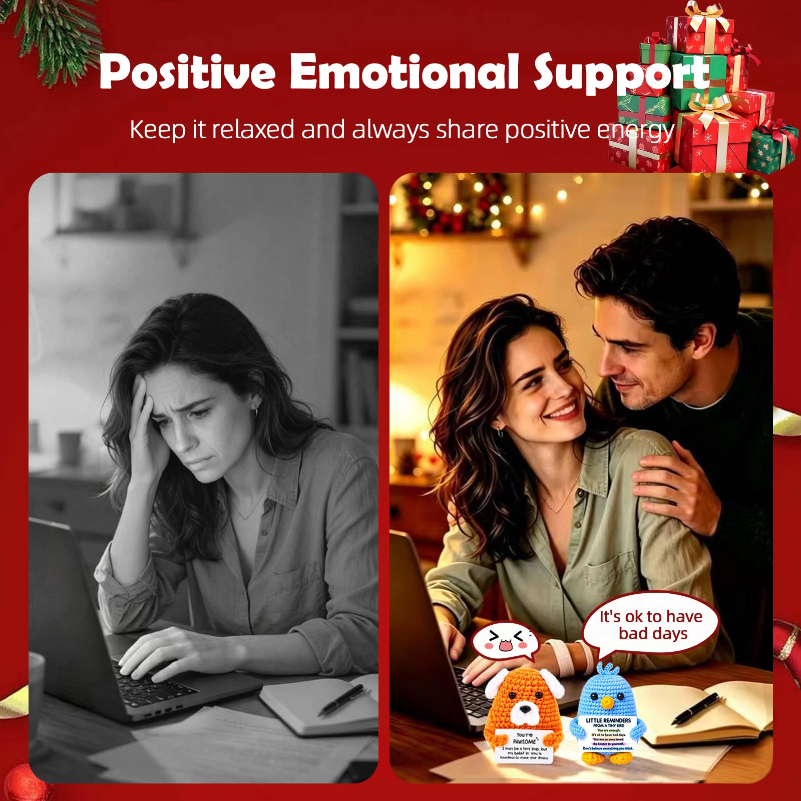 GODELAIF carte positive ouverte offrant encouragement quotidien