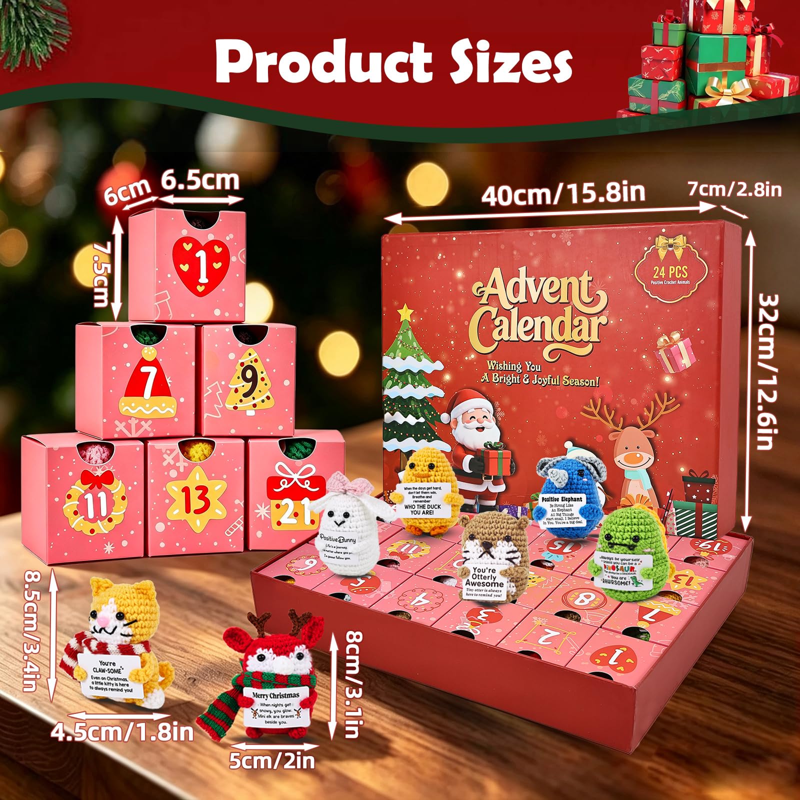 GODELAIF assortiment d'animaux crochetés stimulant collection et joie