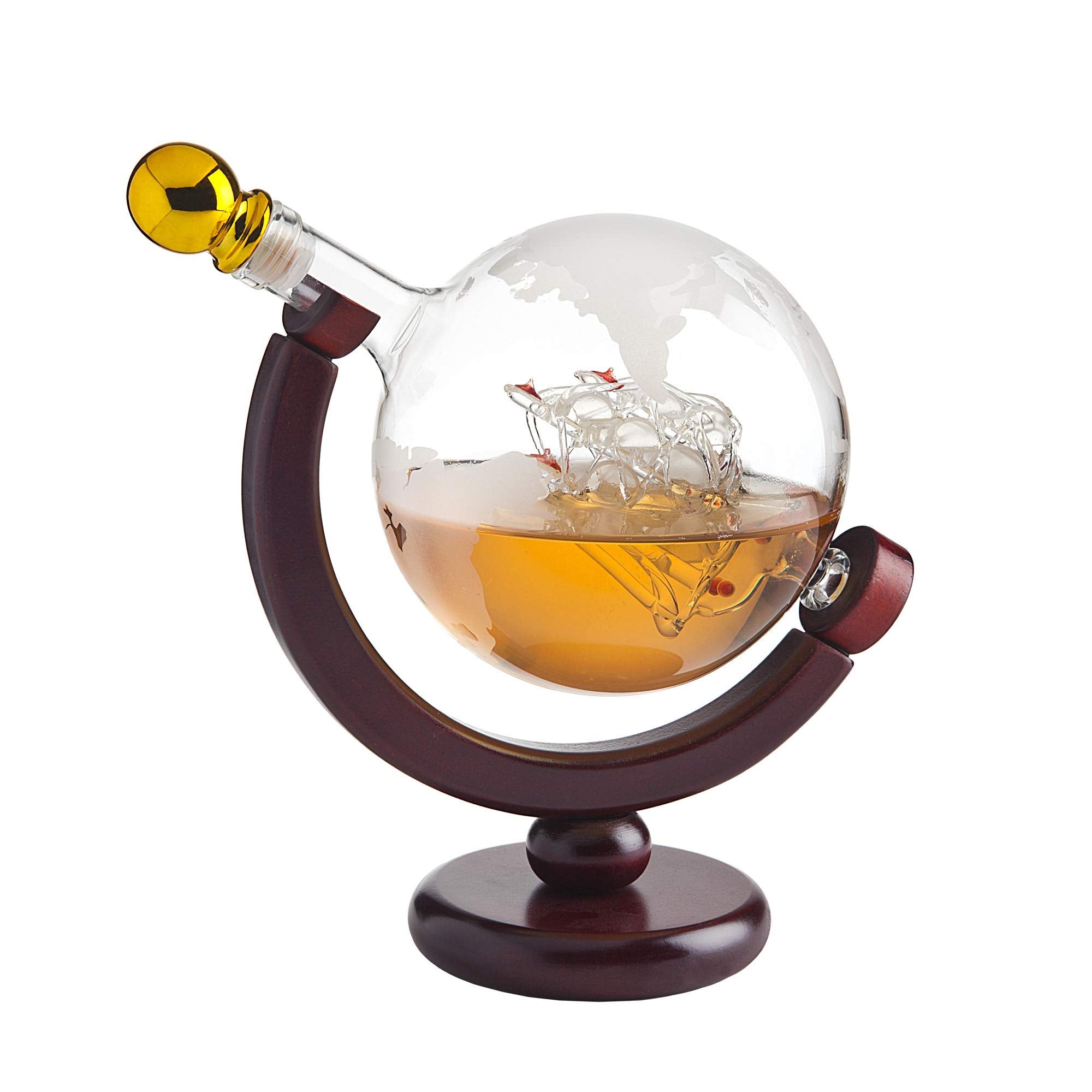 Godinger carafe en mise en scène cadeau sur une table de bar, idéal pour offrir