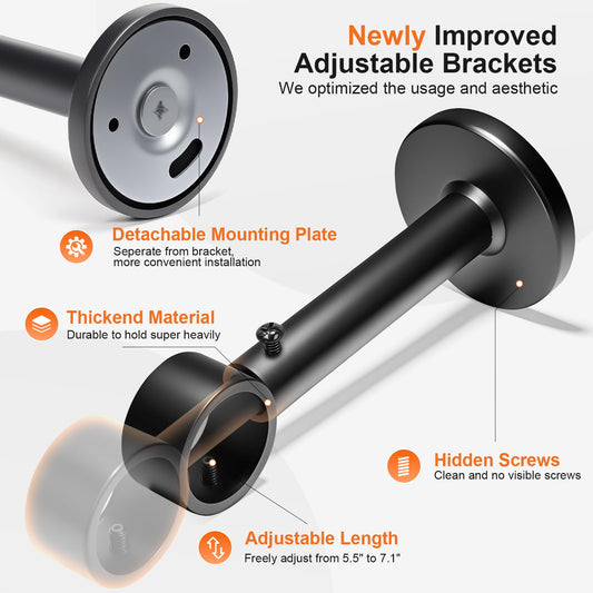Gogrinliv support épais en aluminium pour maintien renforcé