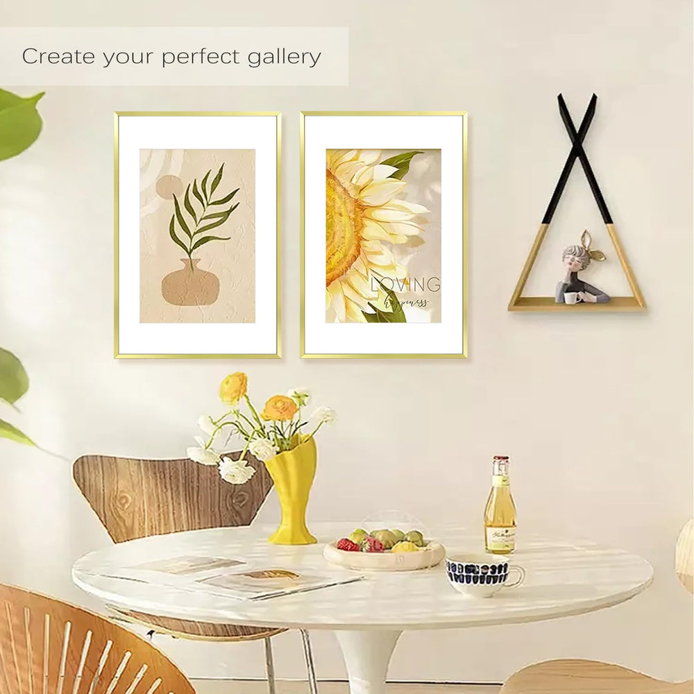 Golden State Art gros plan du passe‑partout 12x18 pour centrage net
