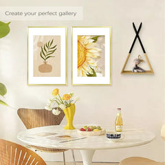 Golden State Art gros plan du passe‑partout 12x18 pour centrage net