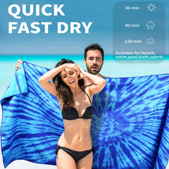 Gomust serviette pliée dans sac compact pour transport facile
