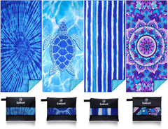 Gomust serviette face avant lot de 4 présentant motifs et grande surface